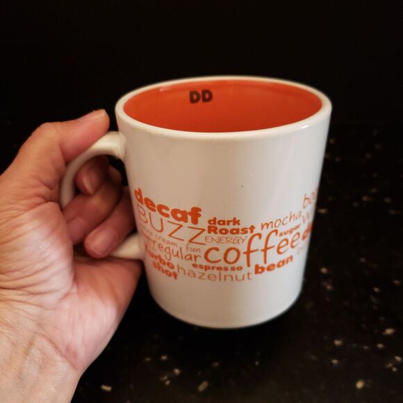 Dunkin Donuts Coffee Mug 2011 Buzz Words Advertisement Cup - Picture 2 of 10